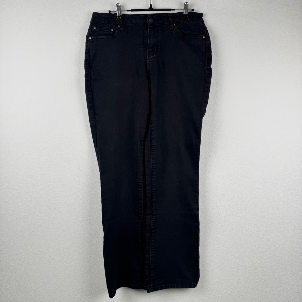 Needle & Cloth Slim Bootcut Jeans Womens 10 Black Excellent Casual Office Chic